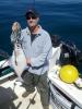 Bill catches a fish